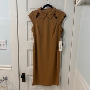 Calvin Klein Women's Brown Midi Dress